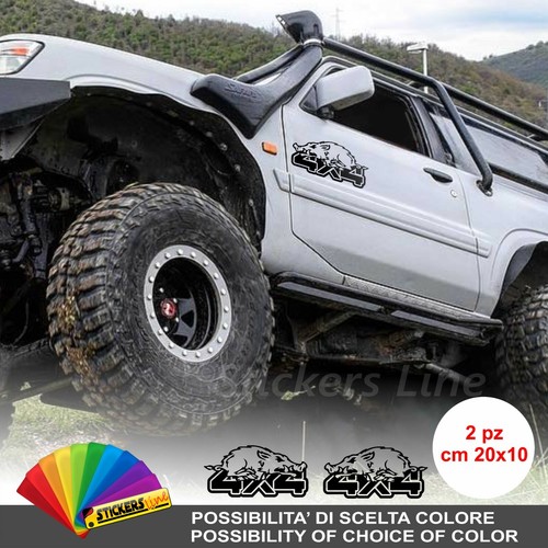 Adesivi cinghiale 4x4 off - 2,