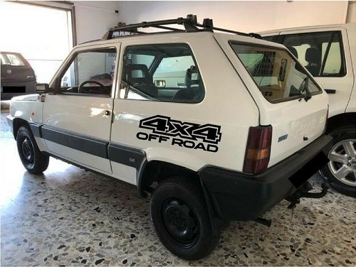 Coppia adesivi fiat panda 4x4 - adesivi,